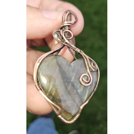 Heart Shaped Labradorite Designer WW